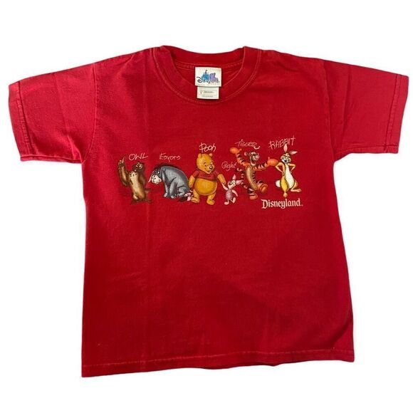 Disneyland resorts children’s Winnie the Pooh short sleeve shirt, S/SM - Picture 1 of 4